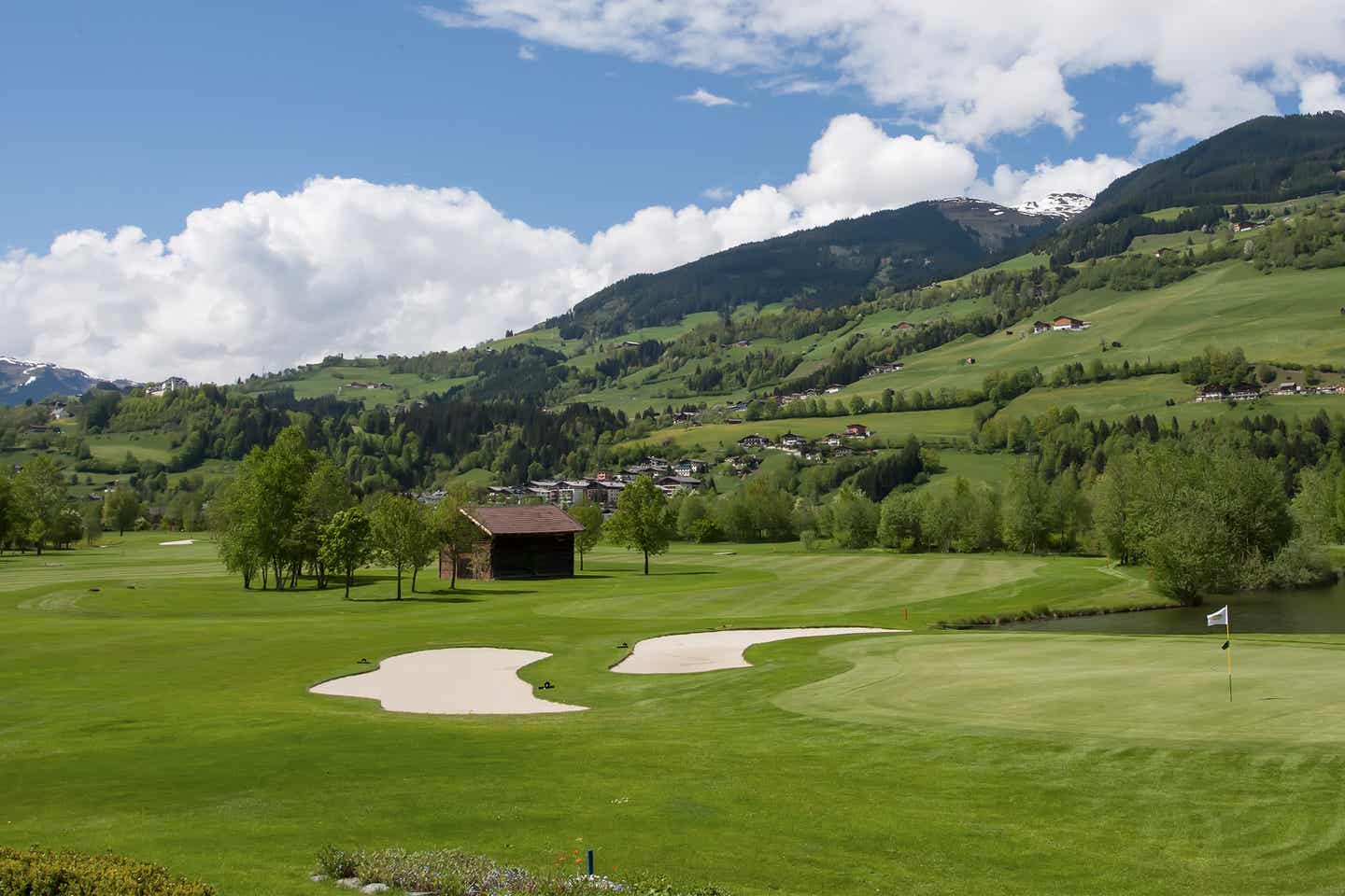 Golfen inmitten der Alpen