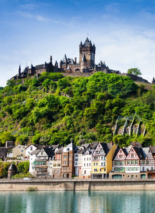 Zur Radreise Radreisen Deutschland - Blick auf Cochem an der Mosel