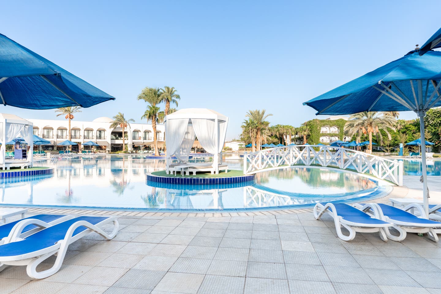 Poollandschaft des Desert Rose Resorts