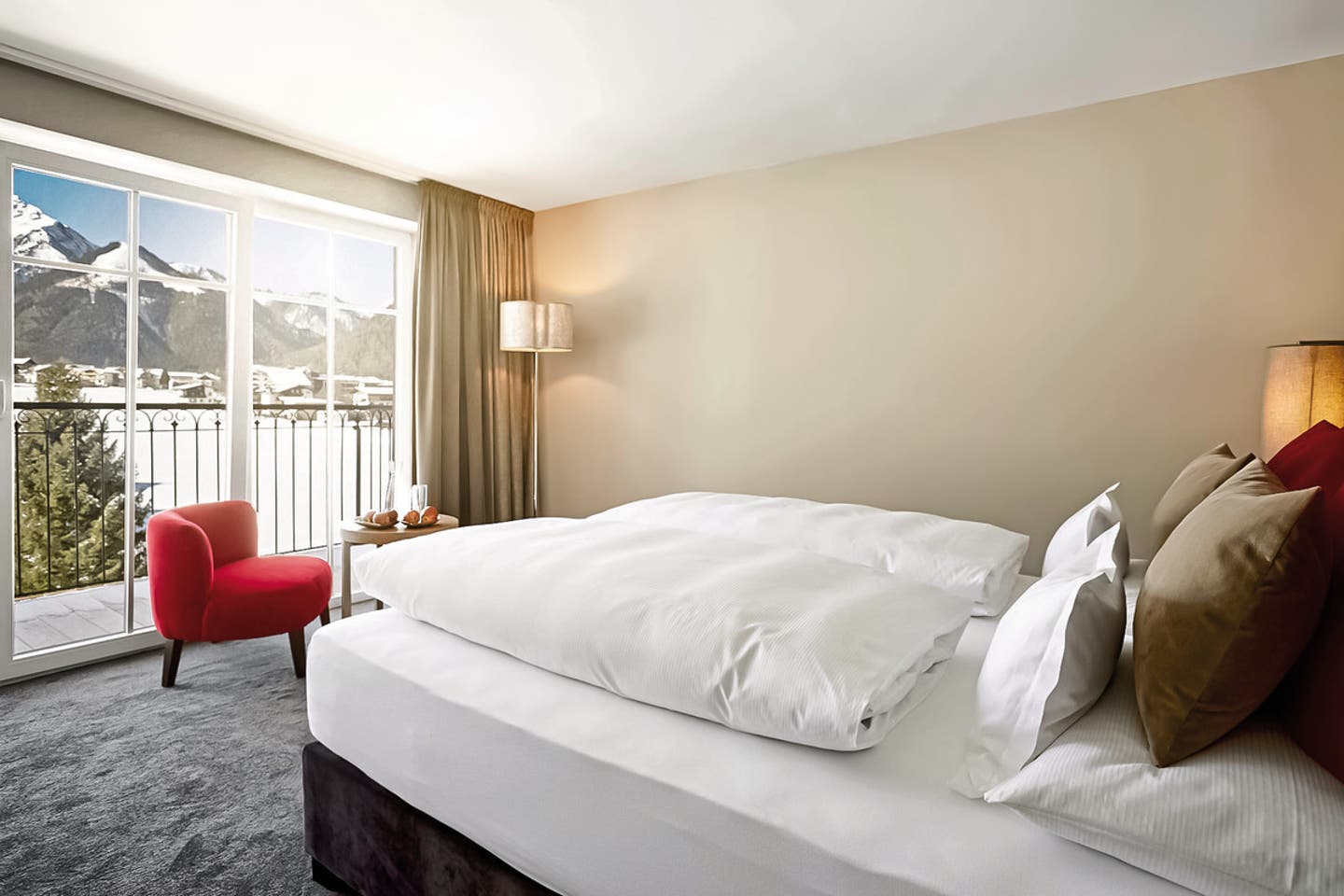Wohnbeispiel Doppelzimmer Bergblick