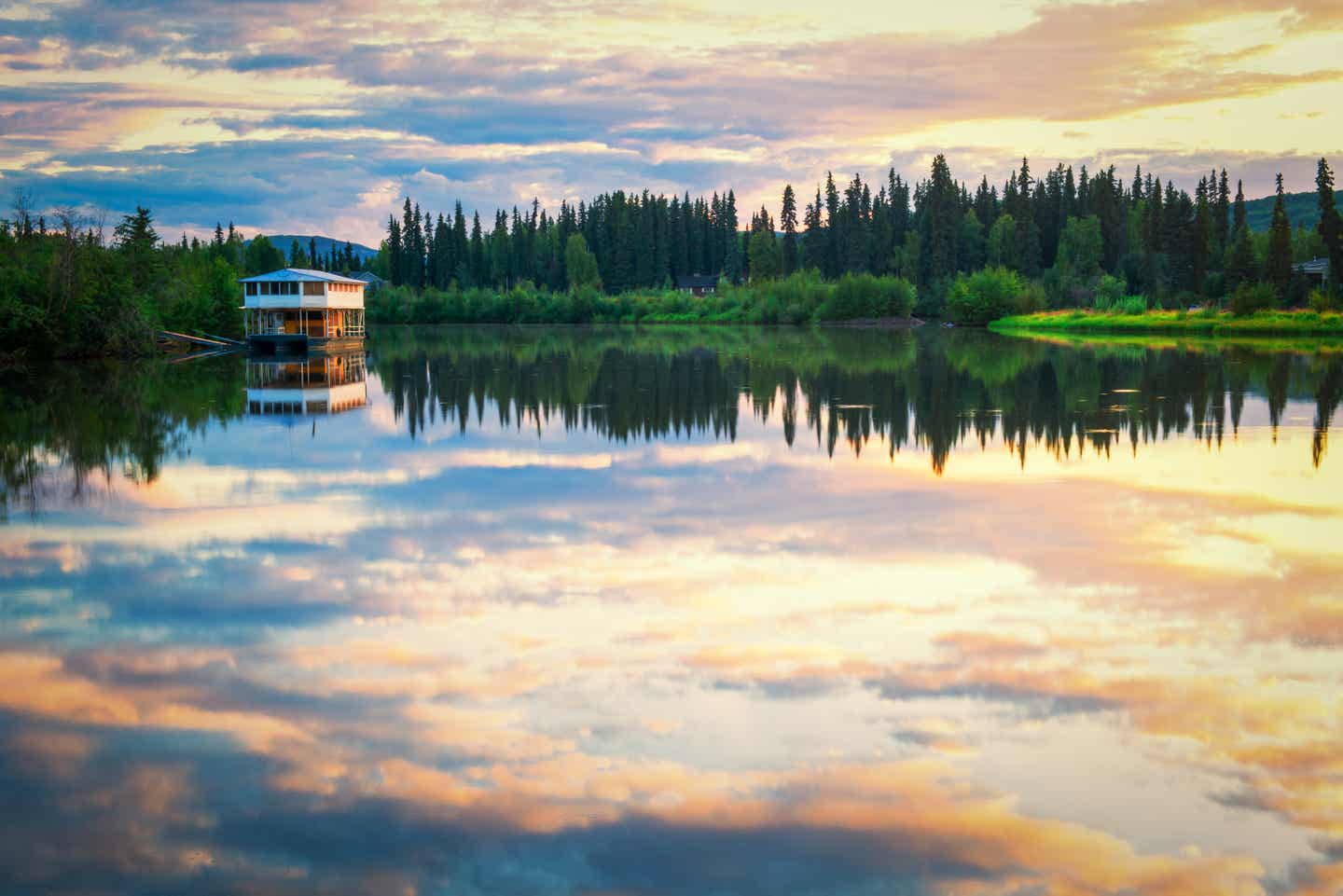 Landschaft in Fairbanks, Alaska