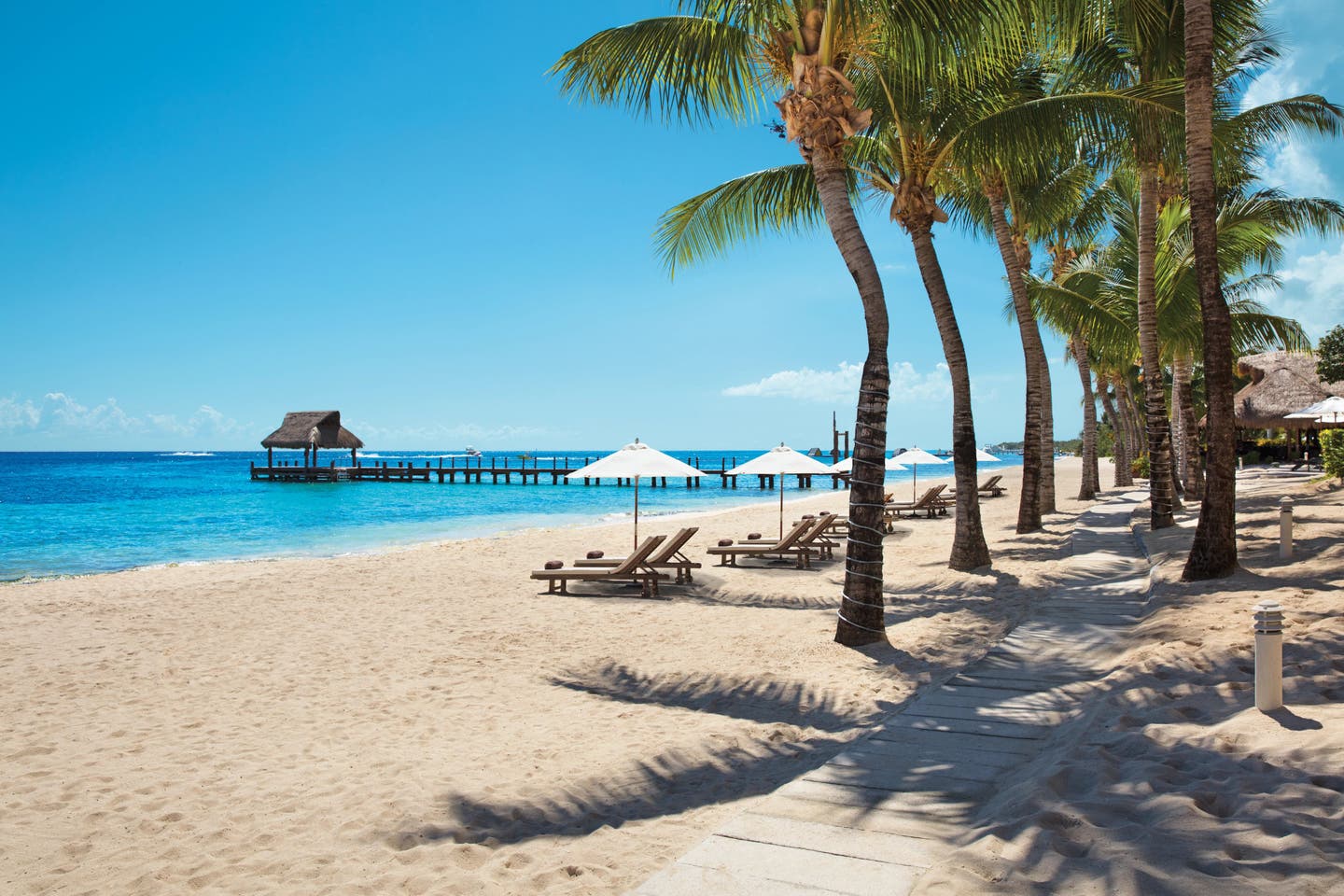 Hyatt Inclusive Collection Strand mit Palmen