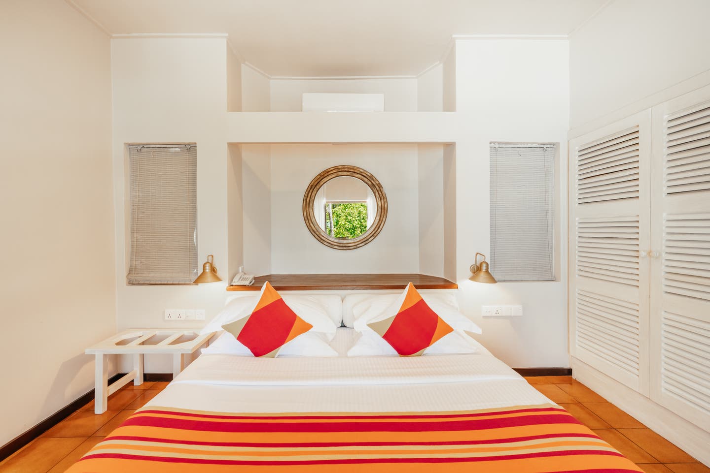 Doppelbett im Classic Ocean View Zimmer