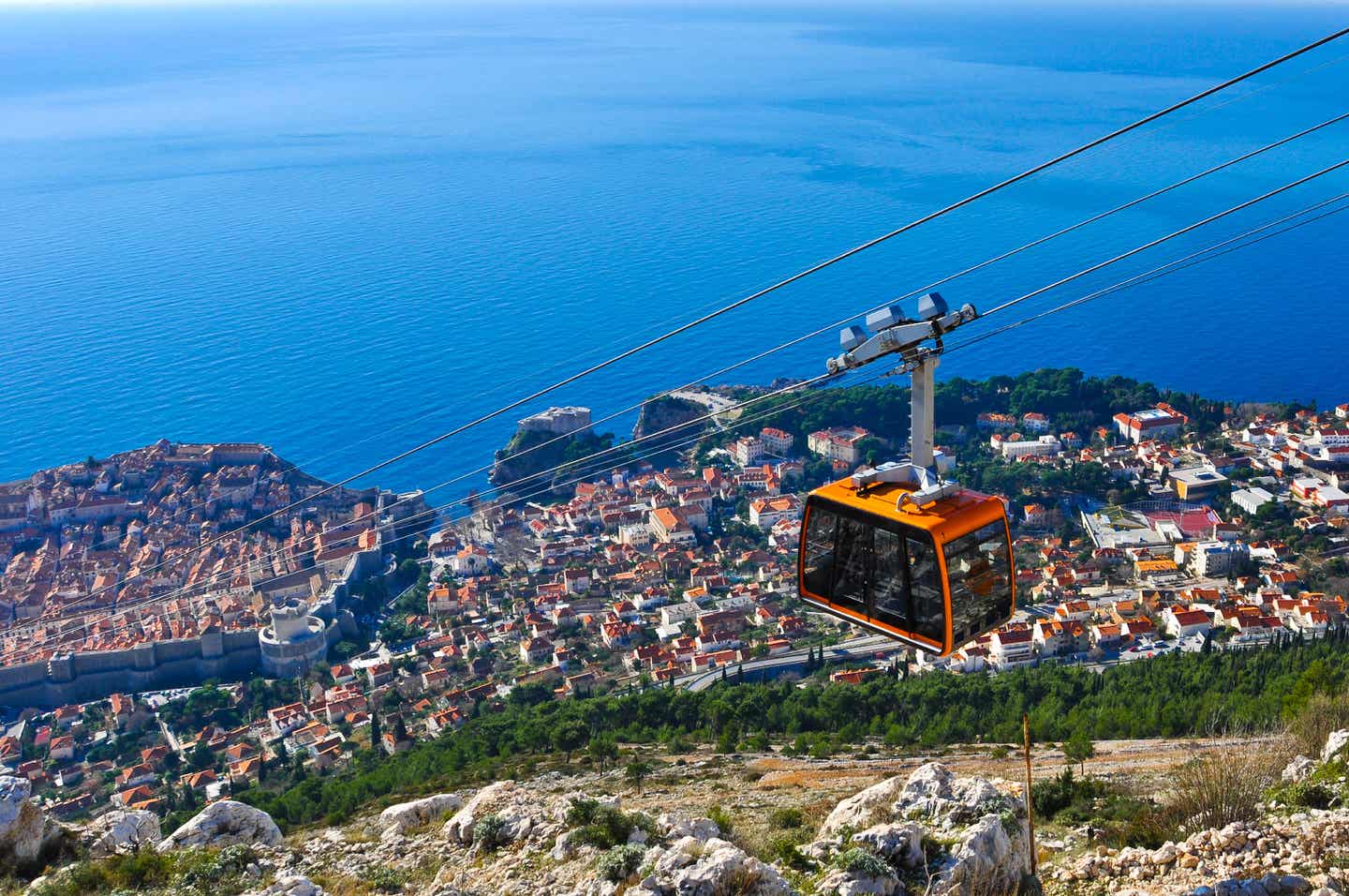 Urlaub in Dubrovnik – Seilbahn über Dubrovnik