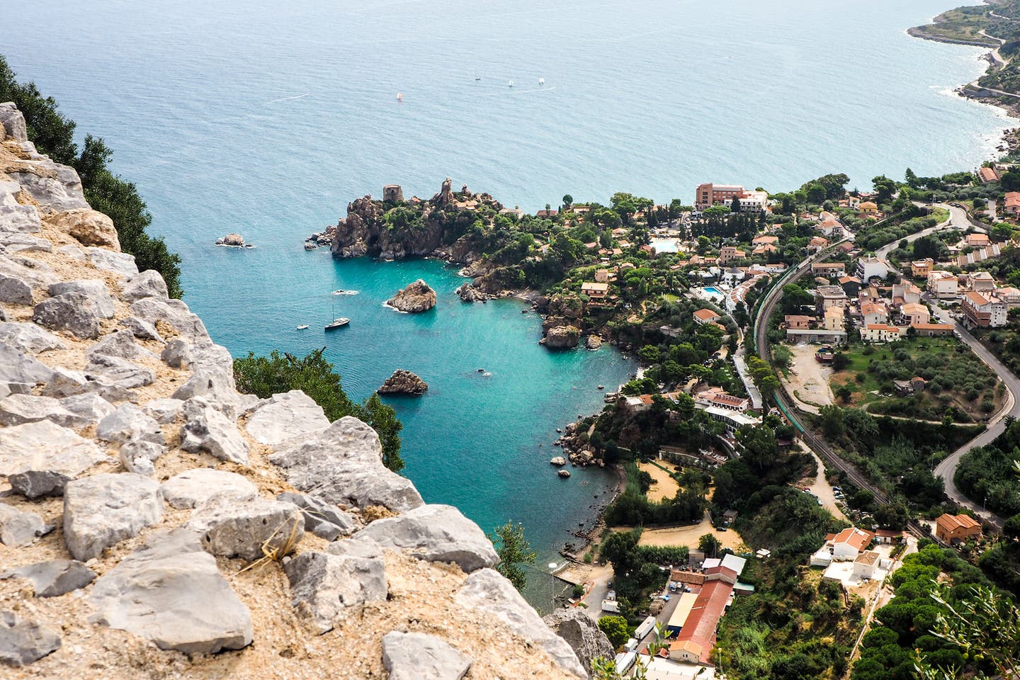 Mittelalterliche Festung in Cefalù