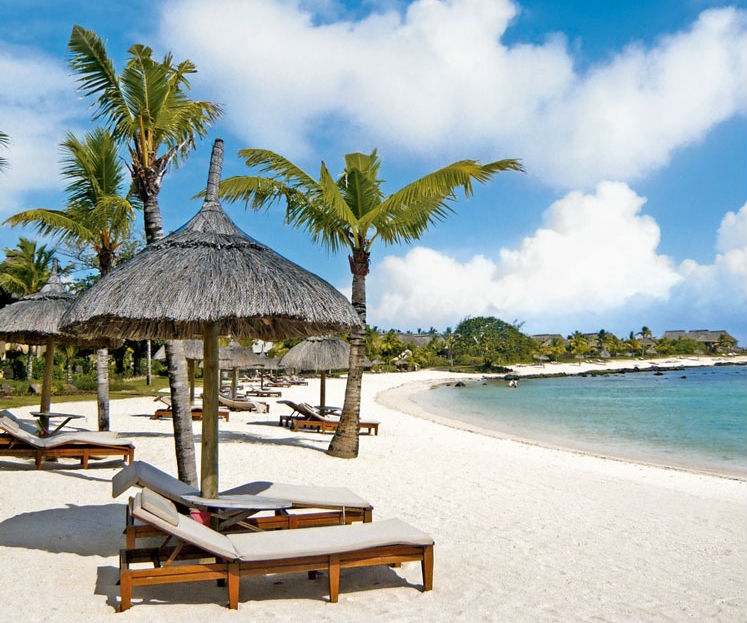 Strand auf Mauritius