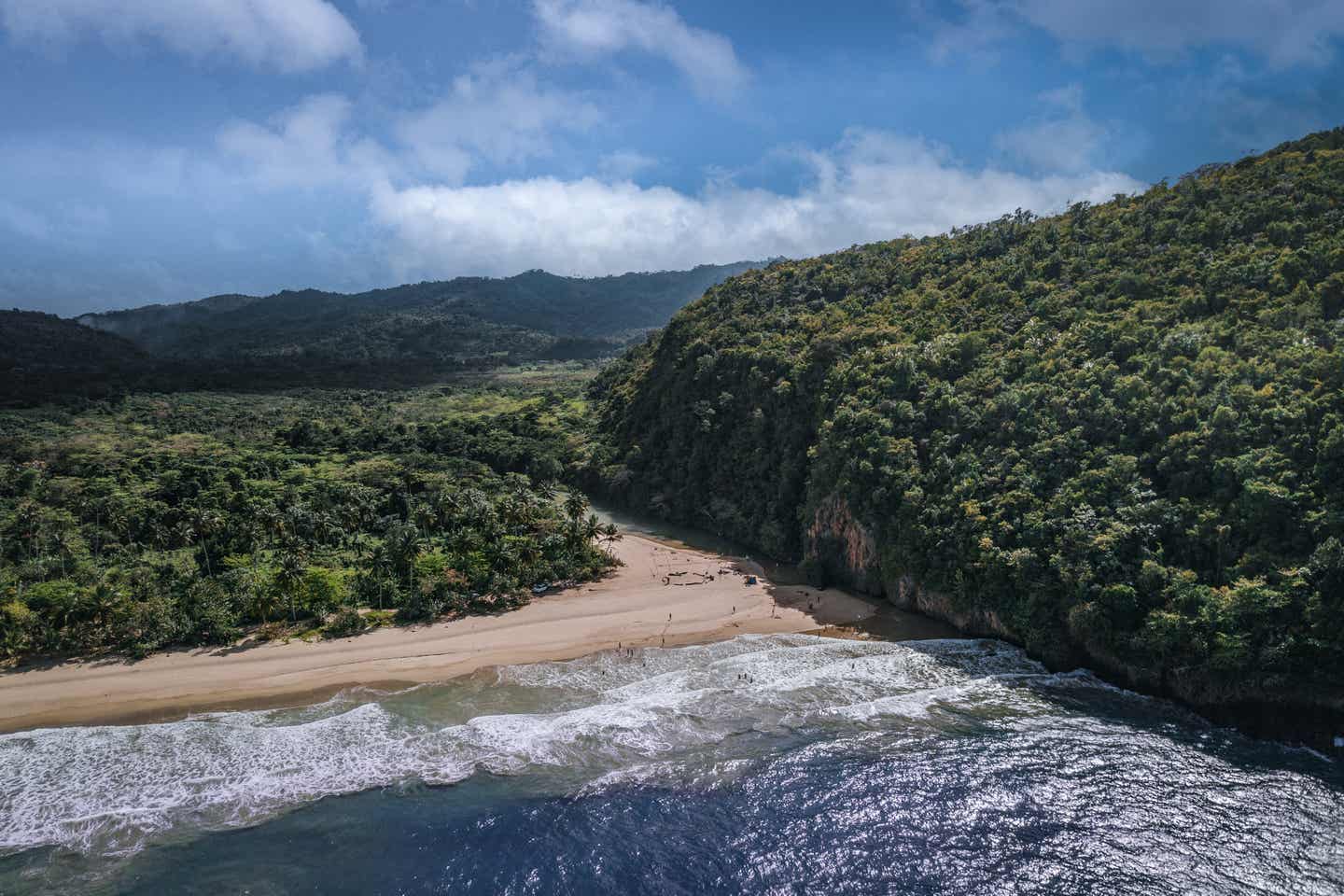 Strand El Valle in der Dominikanische Republik, Karibik