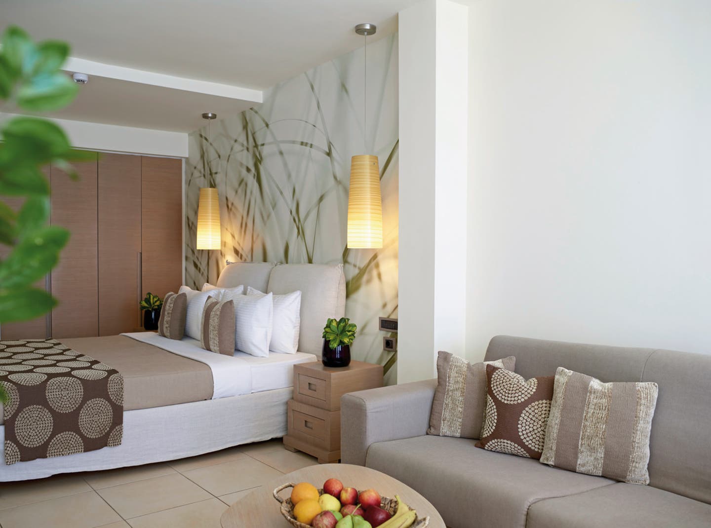 Wohnbeispiel Doppelzimmer Deluxe Gartenblick