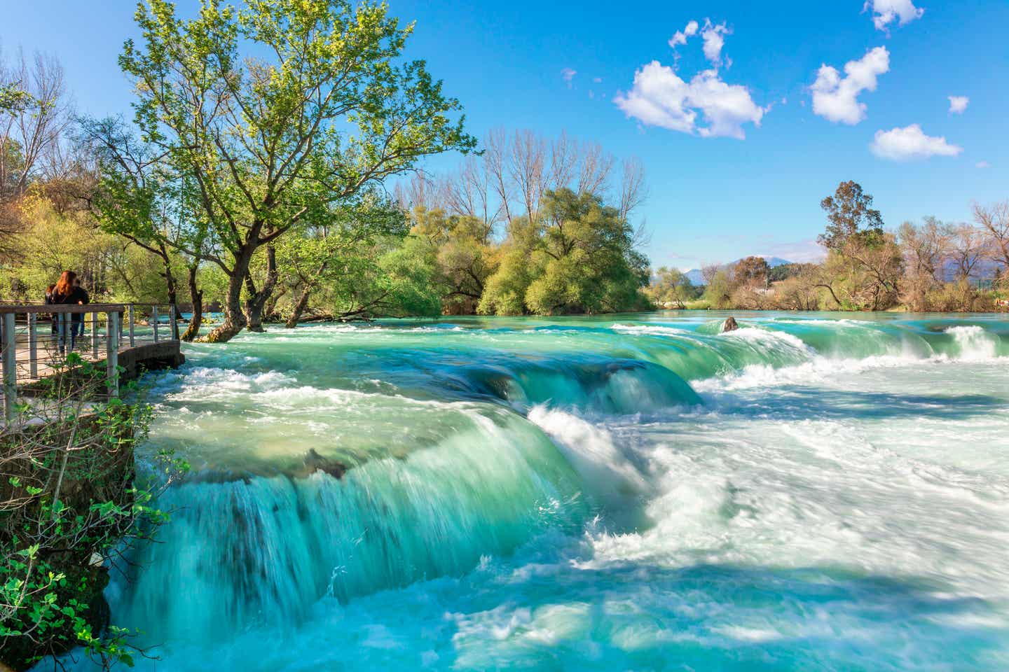 Der Manavgat-Wasserfall in Side