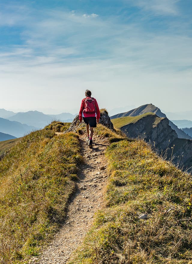 Wanderurlaub Wandern im bayerischen Oberstaufen in Deutschland