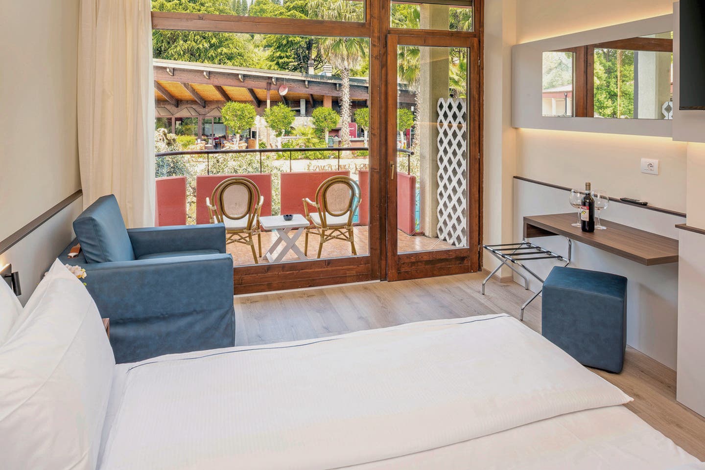 Wohnbeispiel Doppelzimmer Superior Poolblick