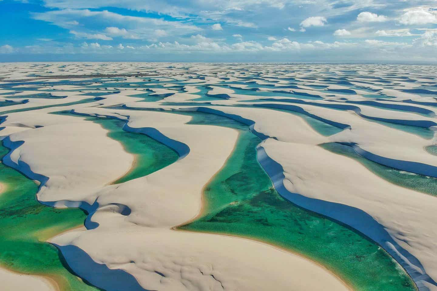 Brasilien-Reisetipps: der Nationalpark Maranhenes von oben