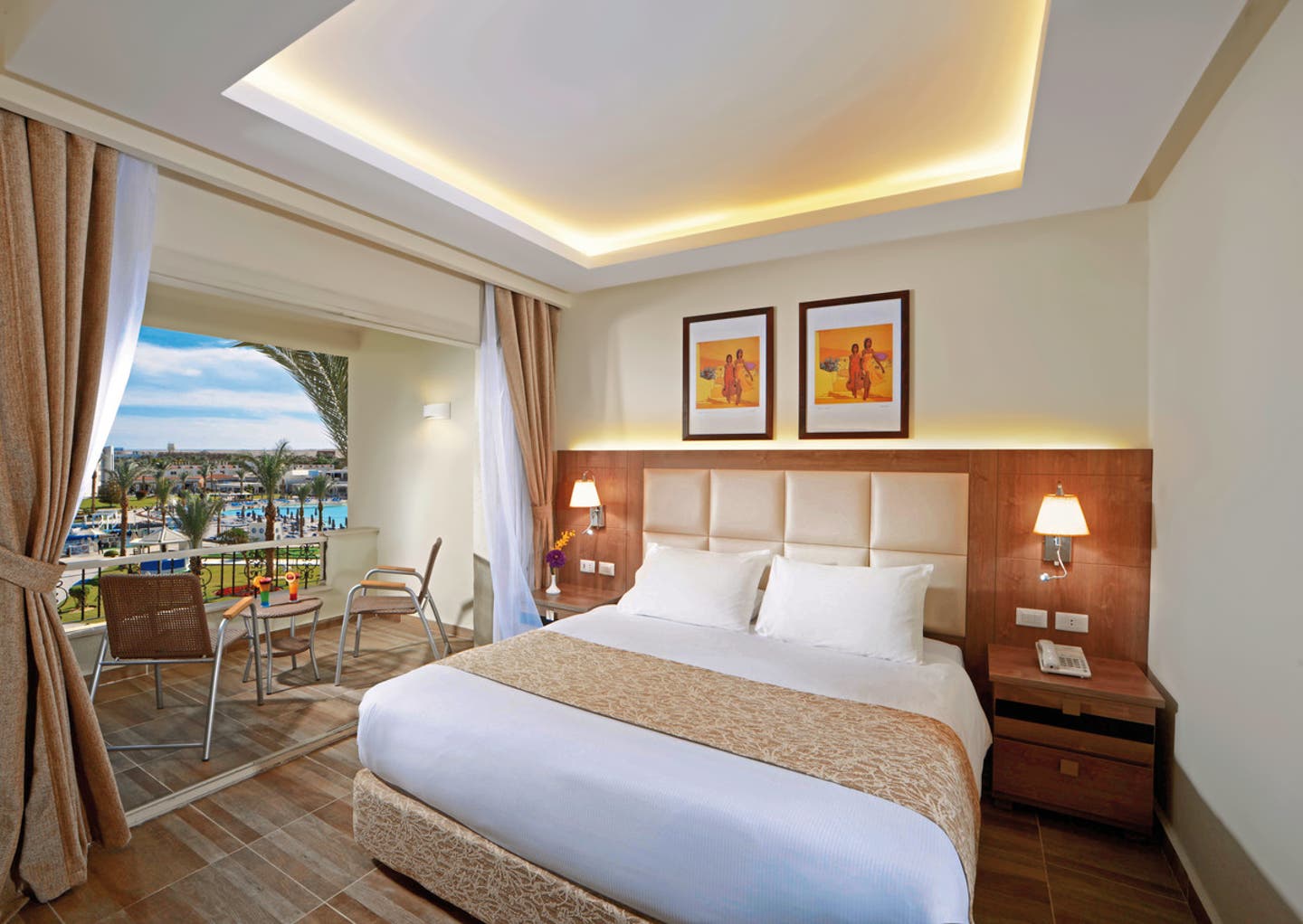 Wohnbeispiel Doppelzimmer Superior Poolblick