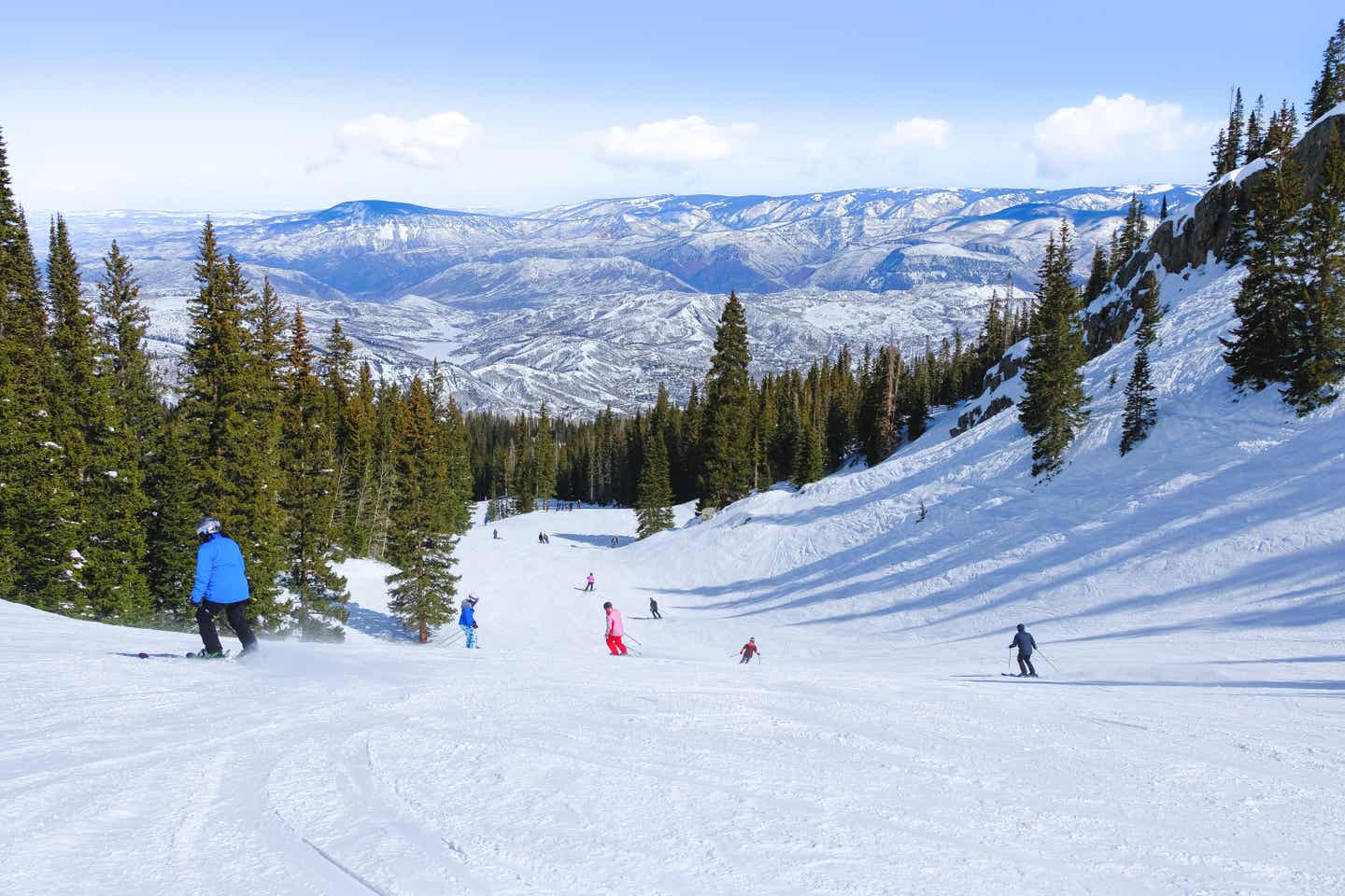 Die beste Reisezeit für die Westküste der USA. Skigebiet in Colorado