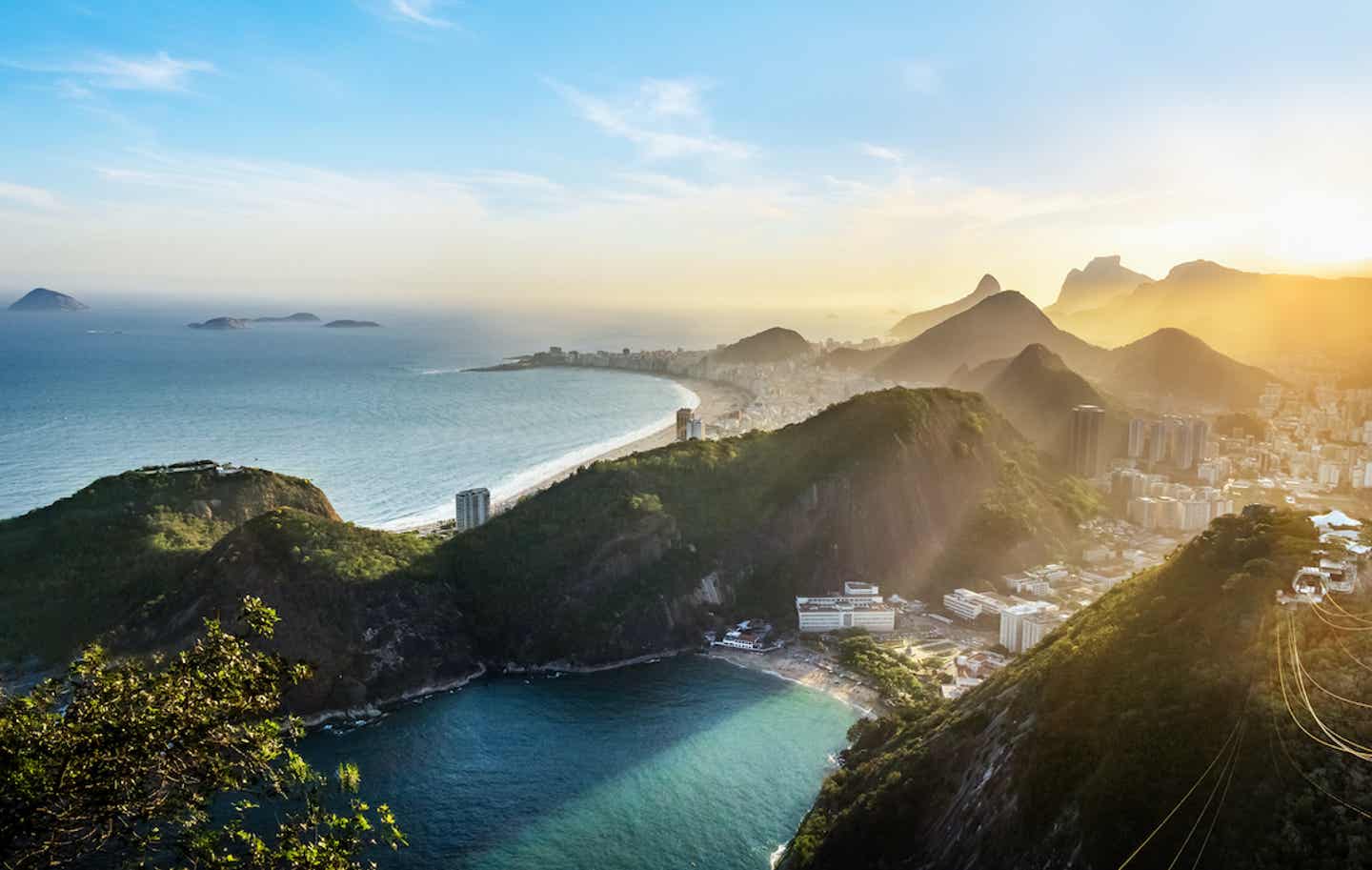 Copacabana in Rio de Janeiro, Brasilien