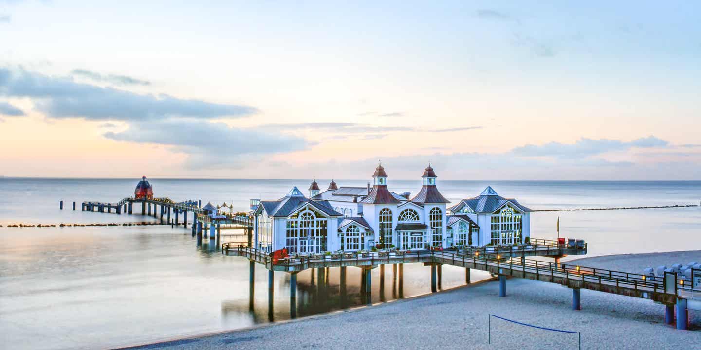 Blick auf die Seebrücke Sellin auf Rügen