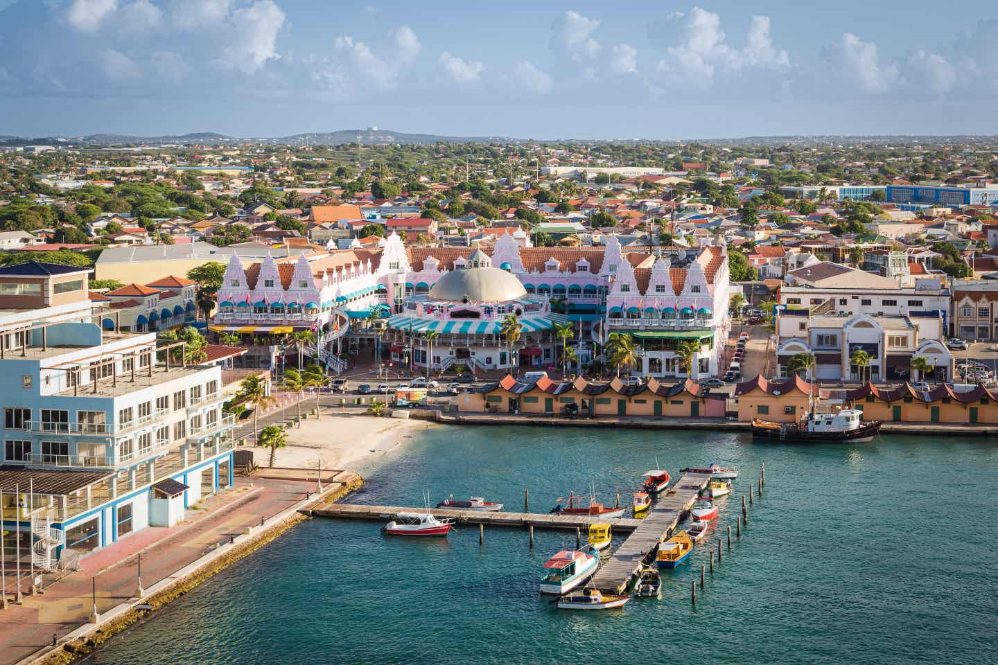 Oranjestad auf Aruba in der Karibik