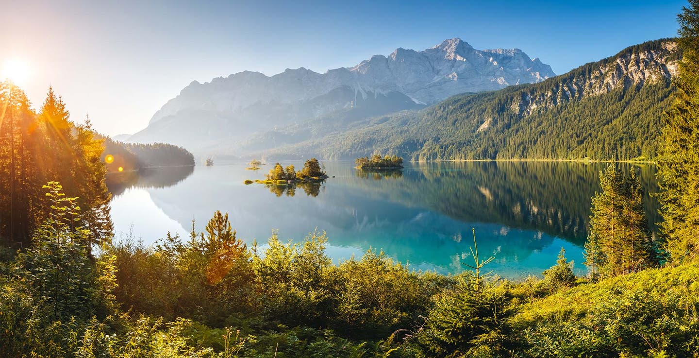 Eibsee: Blick auf einen der schönsten Seen Bayerns