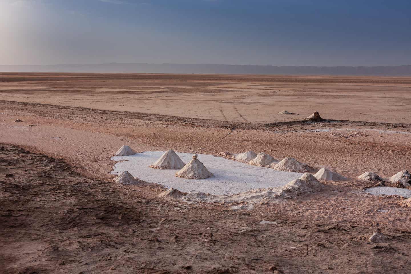 Der Salzsee Chott el Djerid, Tunesien