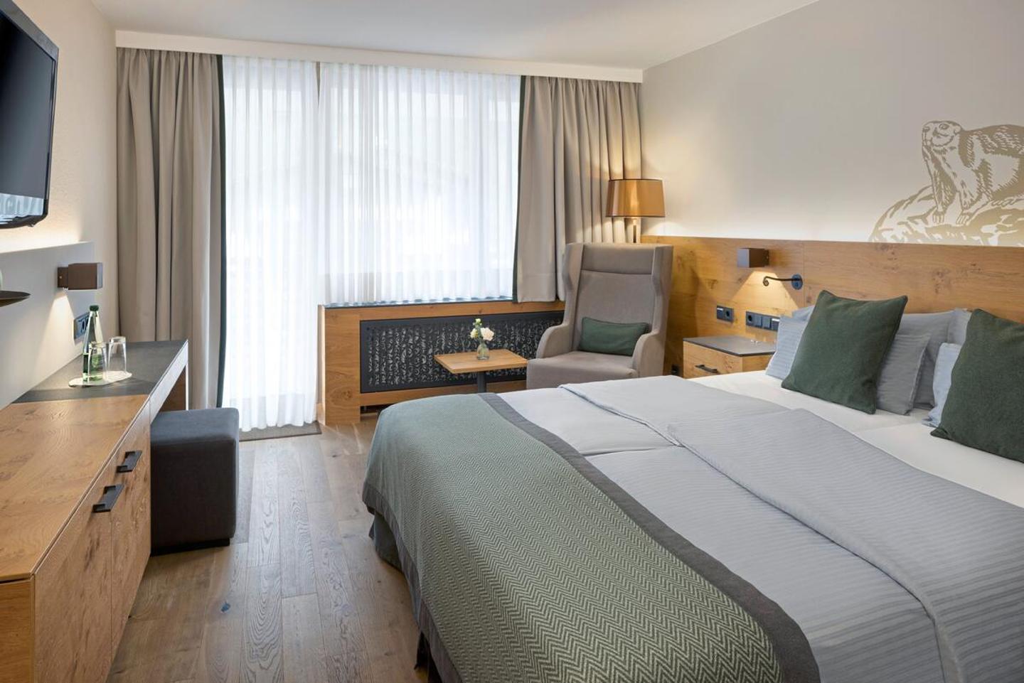 Wohnbeispiel Doppelzimmer Premium Bergblick