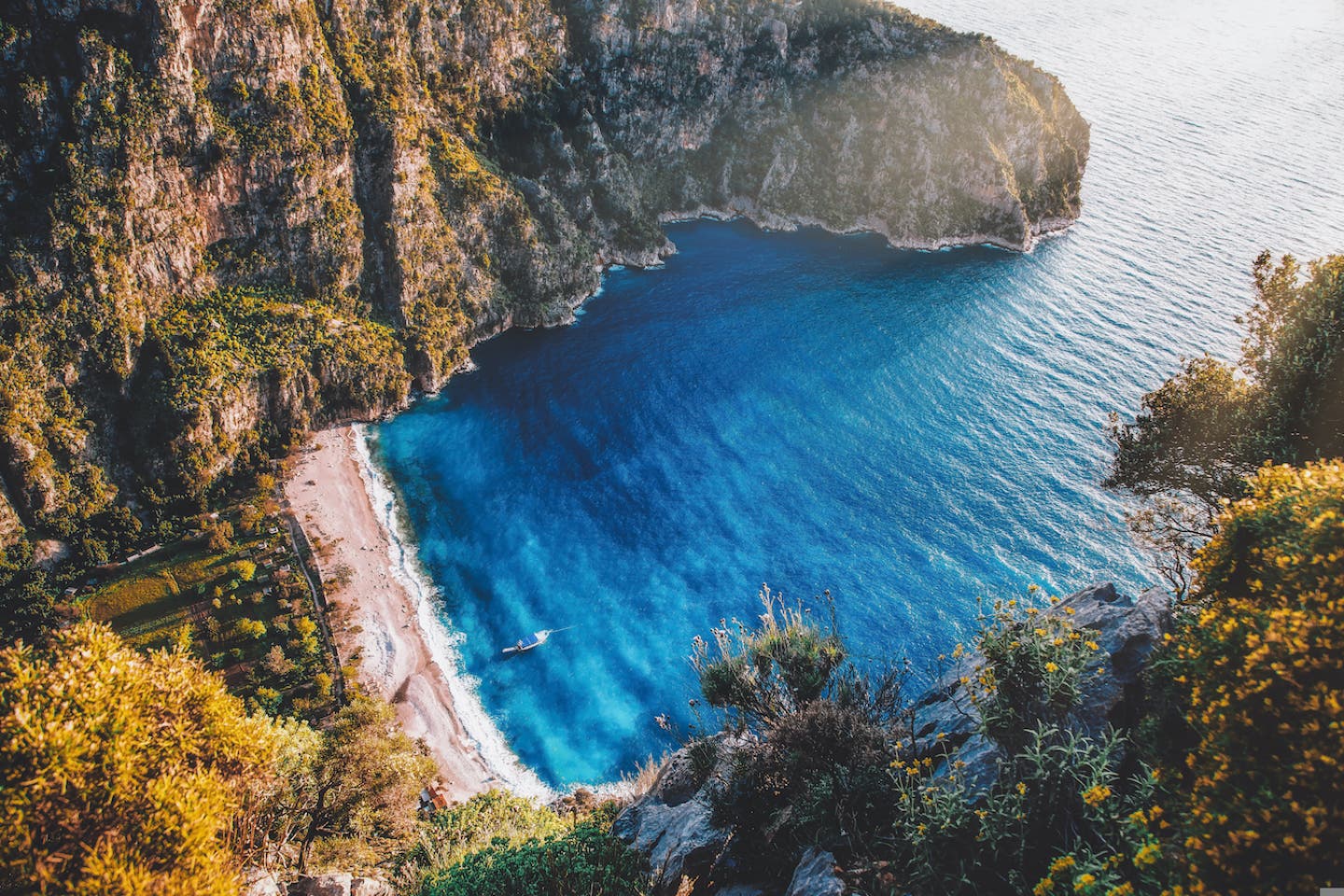 Eine Bucht an der türkischen Riviera