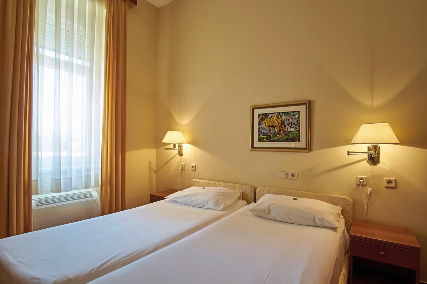 Wohnbeispiel Doppelzimmer Hauptgebäude Parkseite
