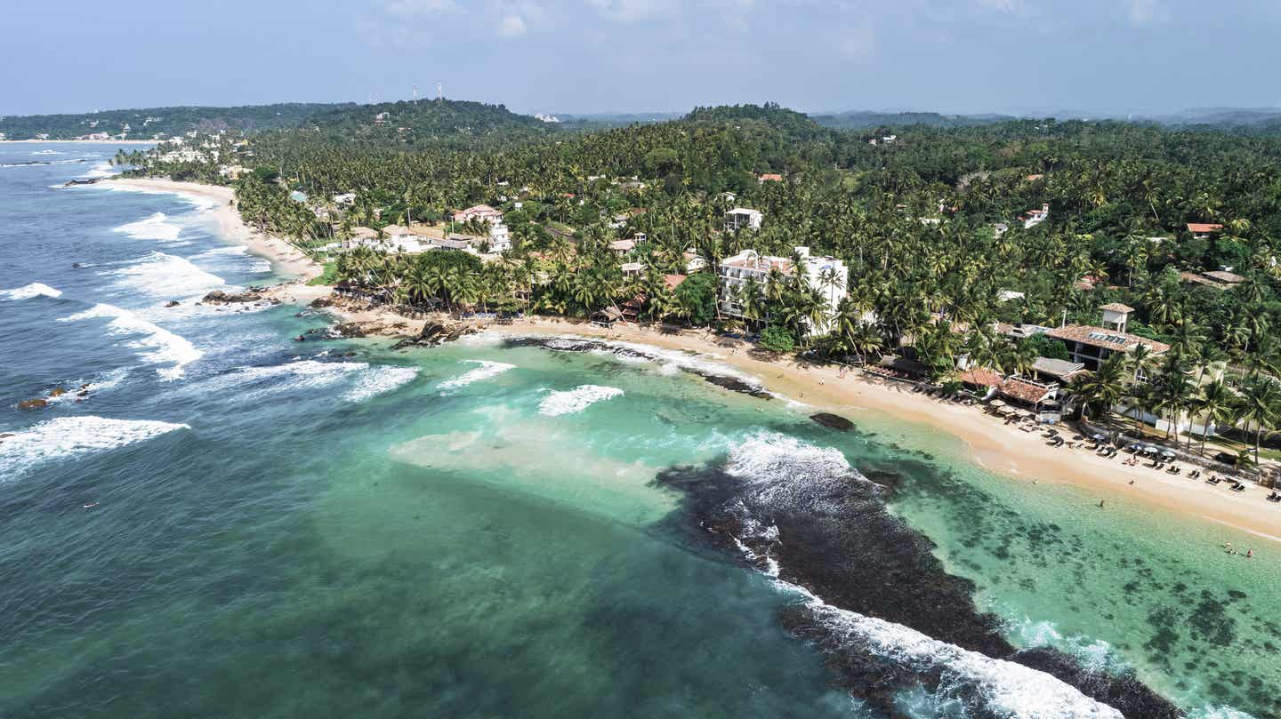 Sri Lanka beste Reisezeit: Unawatuna Strand