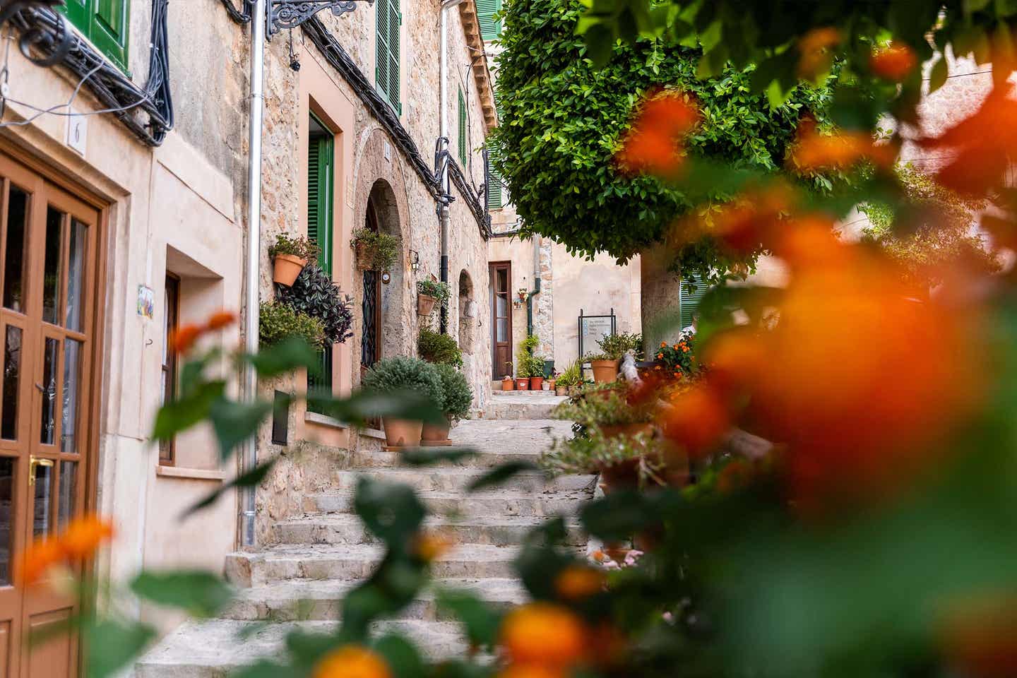 Valldemossa: Straße in der Altstadt