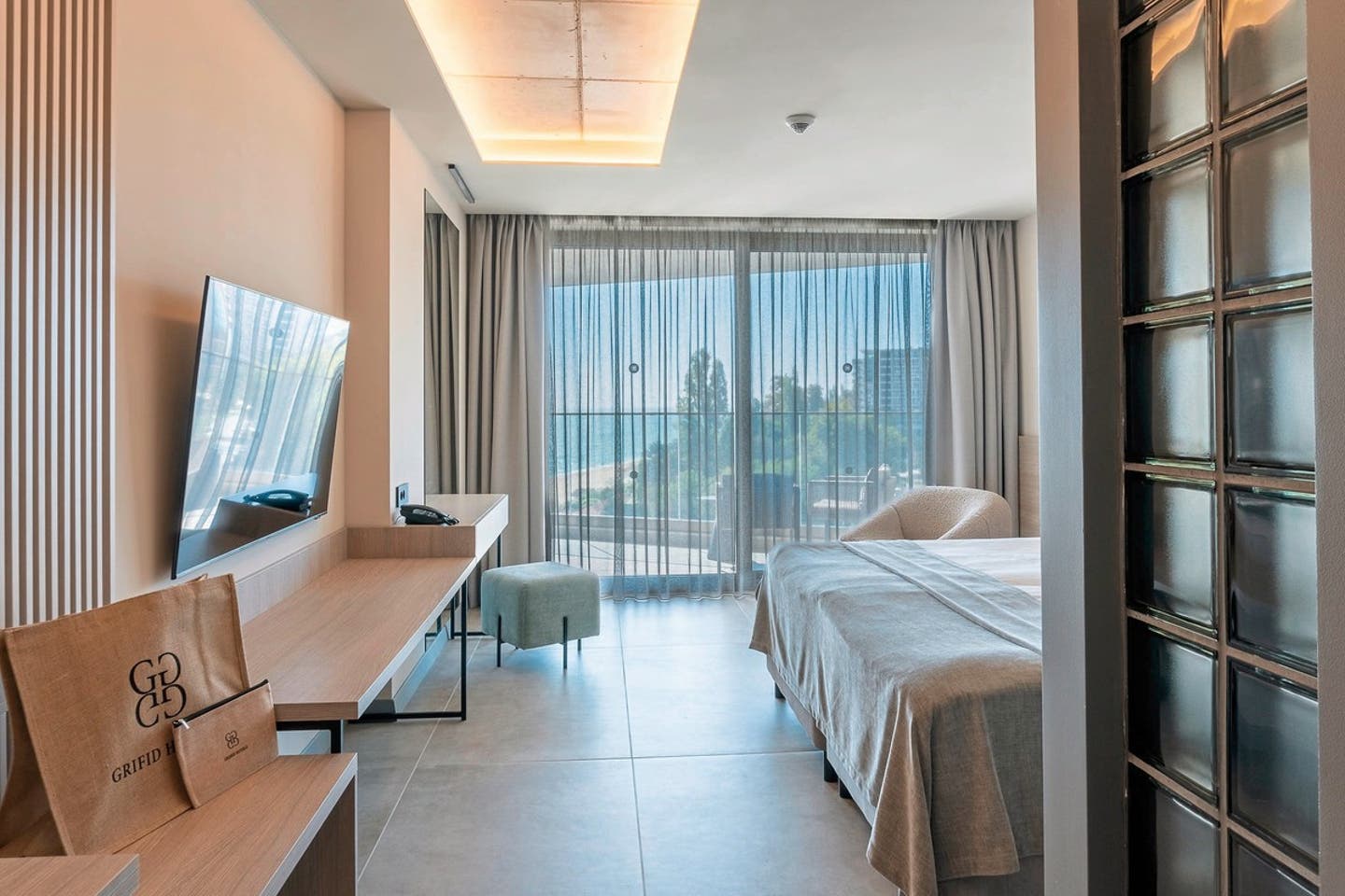 Wohnbeispiel Doppelzimmer Deluxe Meerblick