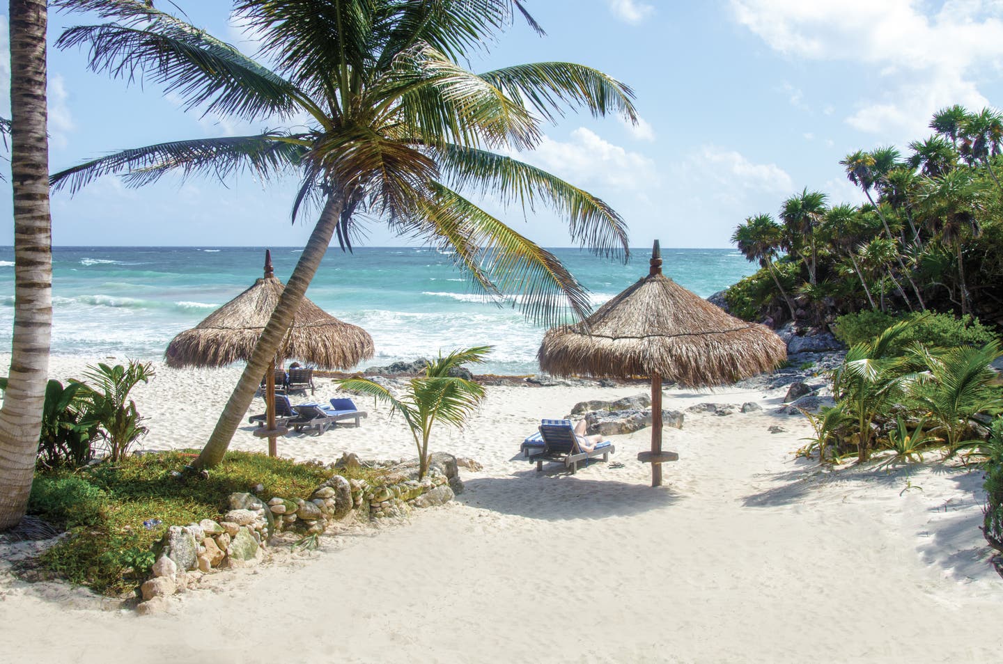 Mexiko beste Reisezeit: Strand von Tulum auf Yucatan