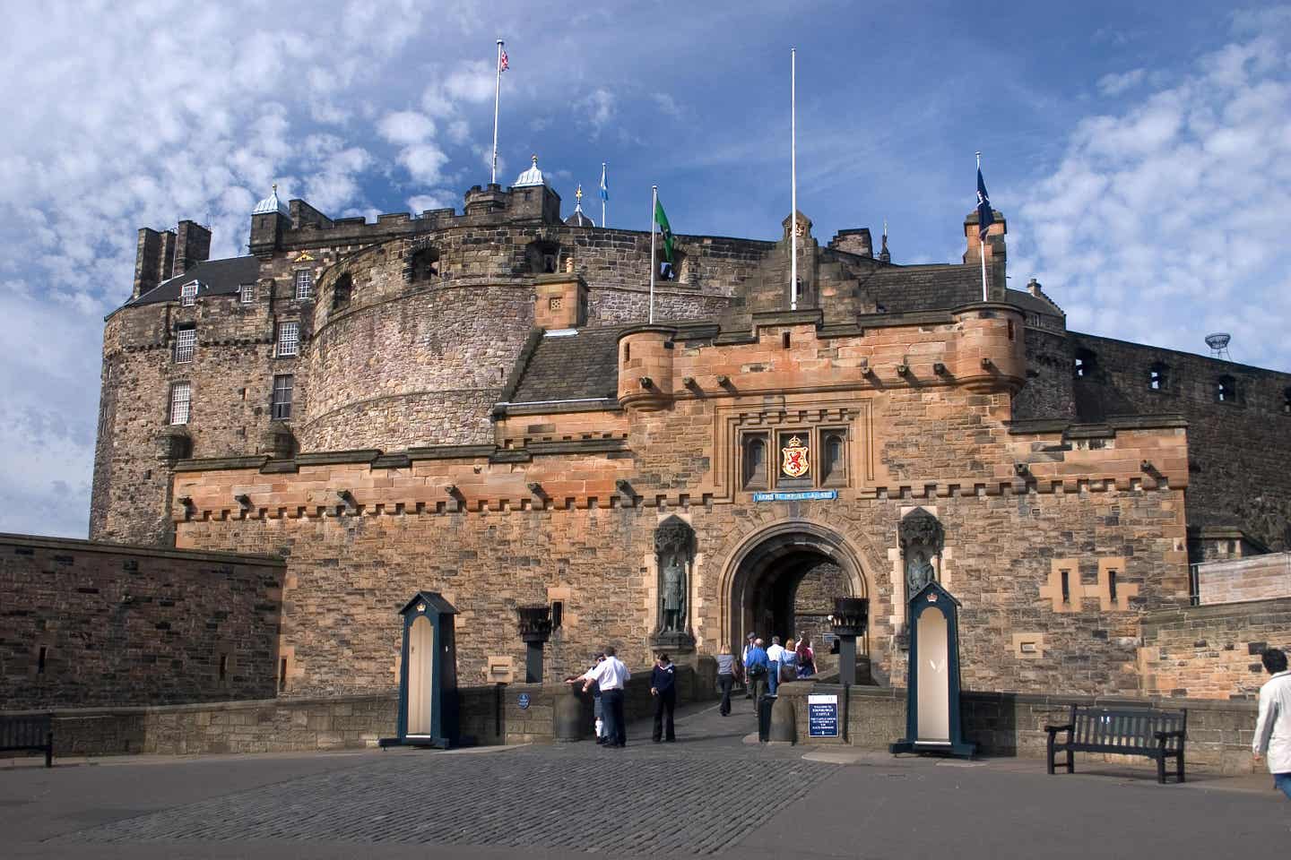 Edinburgh Castle und die Esplanade