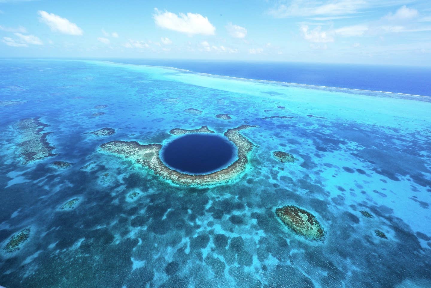 Das Blue Hole von Belize