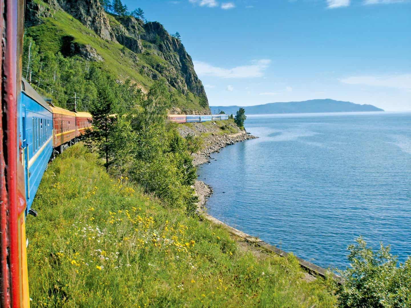Transsib und Zarengold: der Zarengold am Baikalsee