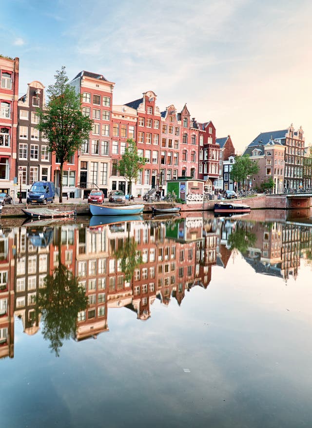 Sommer in Amsterdam Amsterdam Brücke