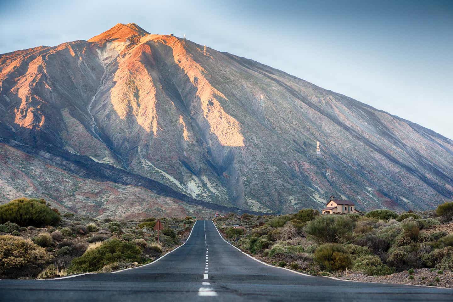 Kanaren Teneriffa Nationalpark el Teide Strasse zum Vulkan