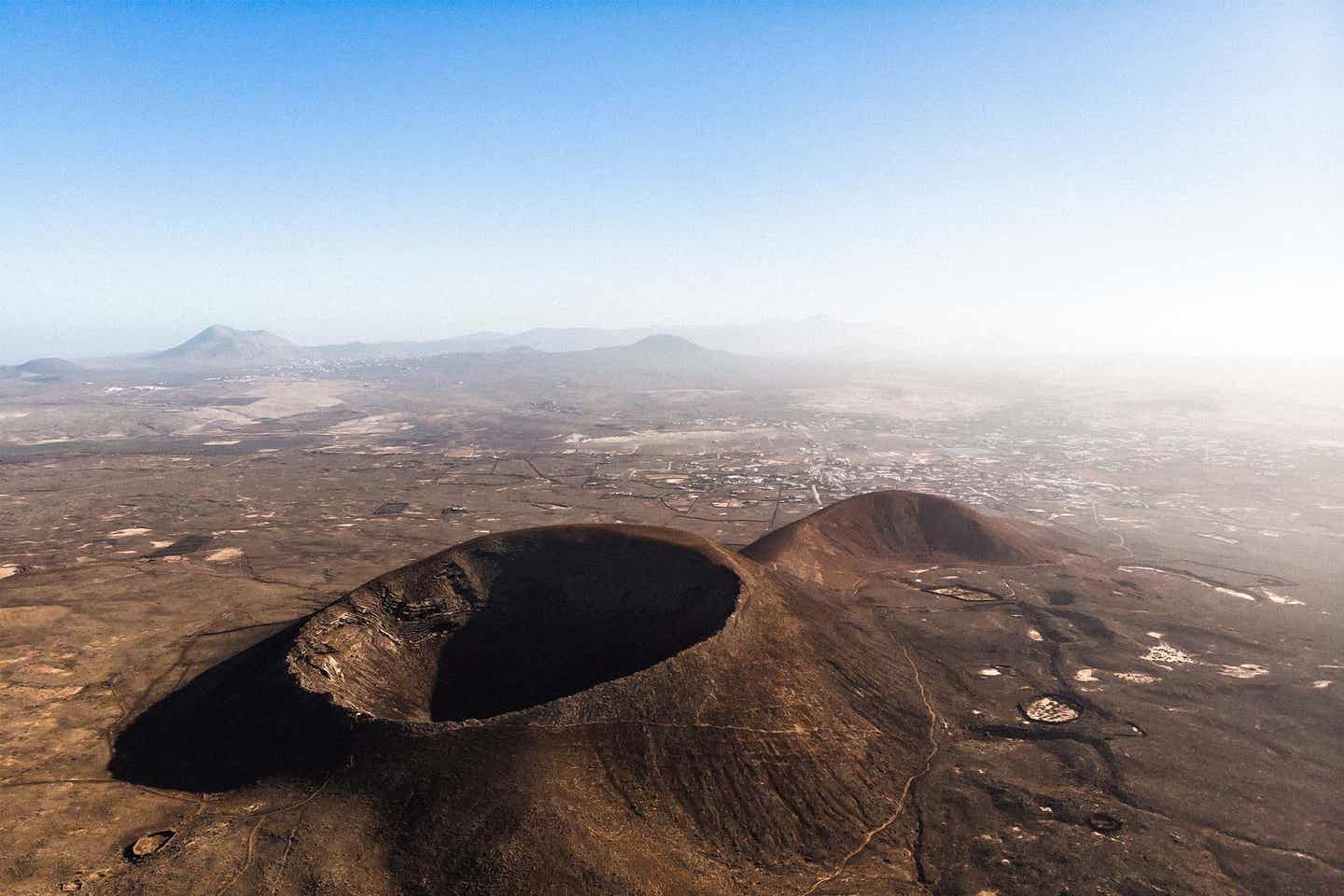 Kanran Fuerteventura parque natural de corralejo Vulkankrater