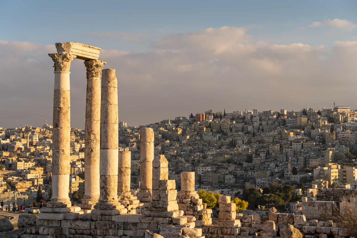 Urlaub in Jordanien – Zitadellenberg von Amman