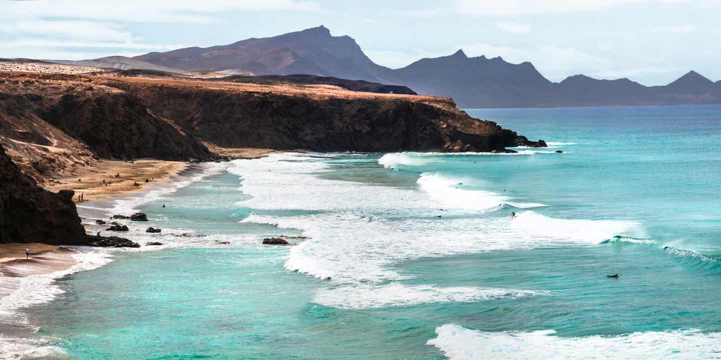 Kanaren-Urlaub: La Pared - ein beliebter Surfspot auf Fuerteventura