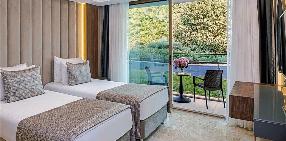 Wohnbeispiel Doppelzimmer Garten Annex