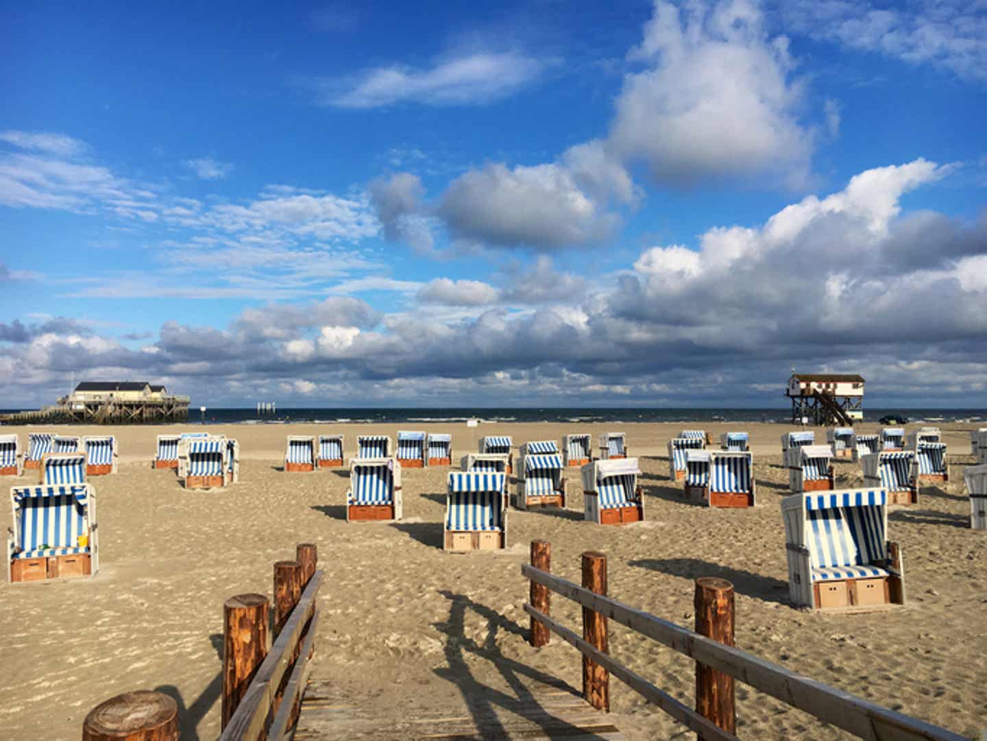 Gigantischer Strand von St. Peter Ording