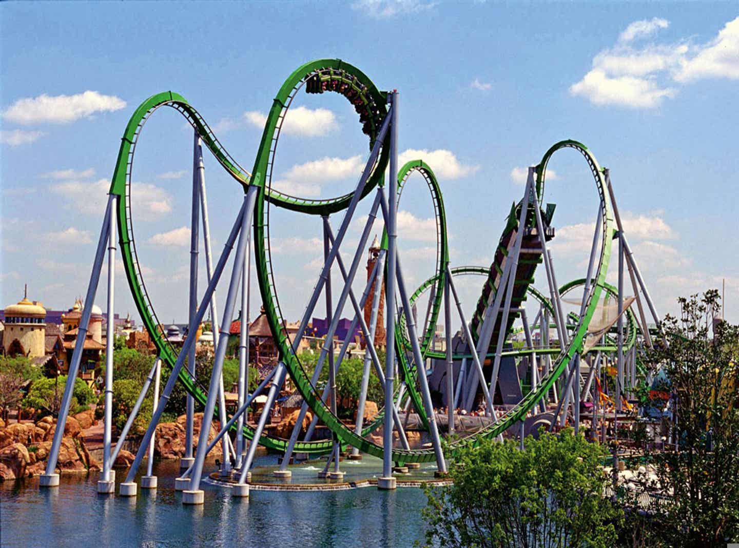 Universal Orlando Resort Achterbahn Hulk