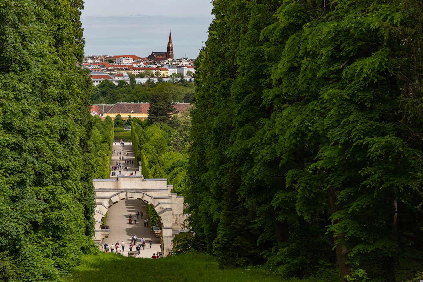 Schlossgarten des Schlosses Schönbrunn