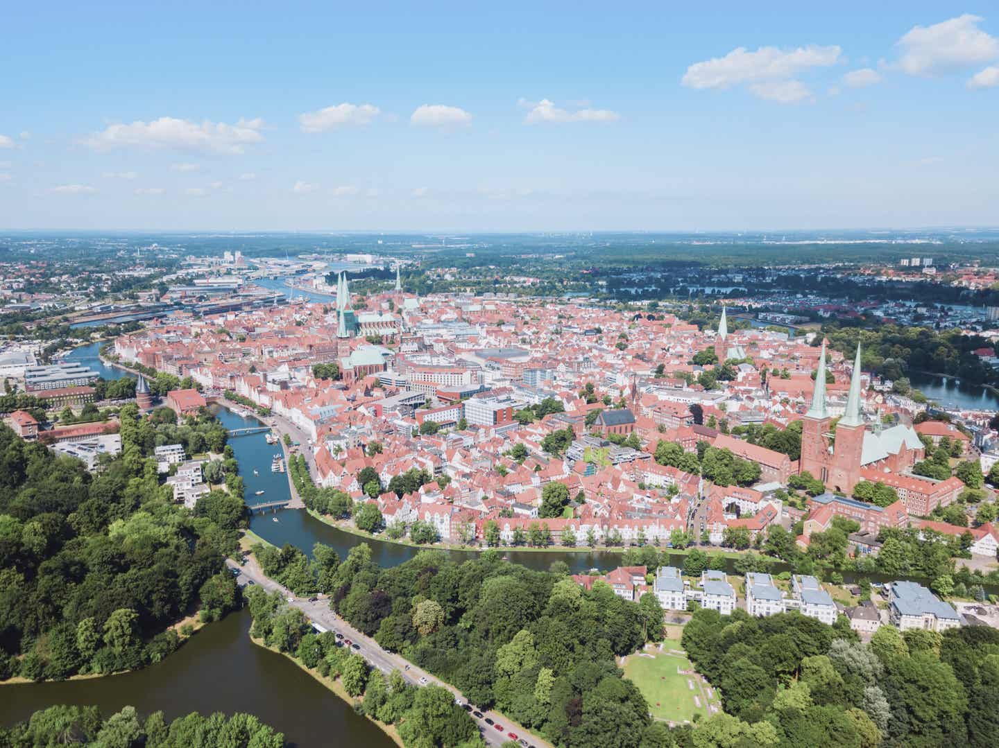 Lübeck Vogelperspektive