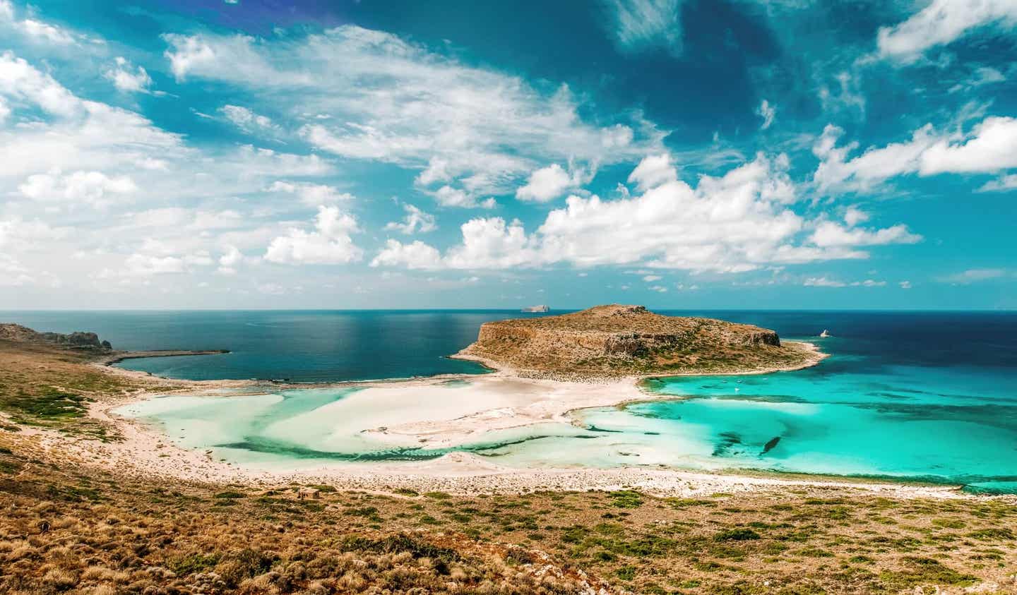 Reiseziele im September. Halbinsel Balos auf Kreta