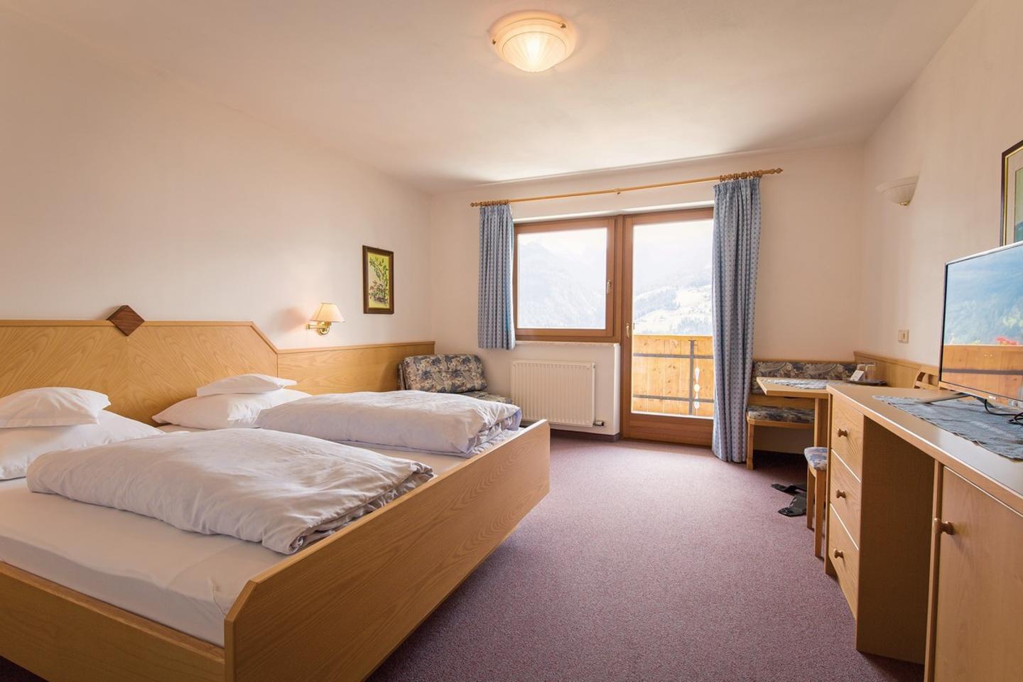 Wohnbeispiel Doppelzimmer Komfort mit Südbalkon