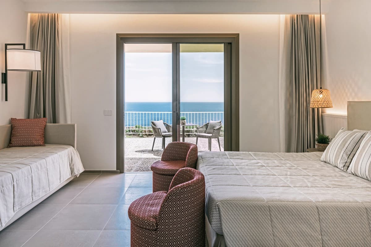 Wohnbeispiel Doppelzimmer Deluxe Meerblick