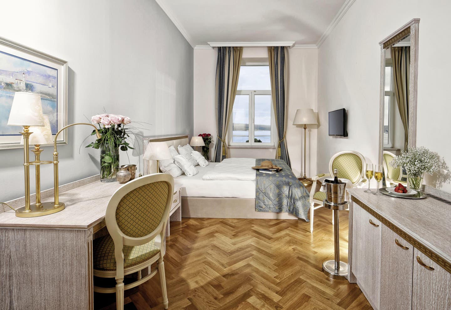 Wohnbeispiel Doppelzimmer seitl. Meerblick