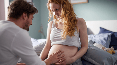 Pareja que espera un bebé