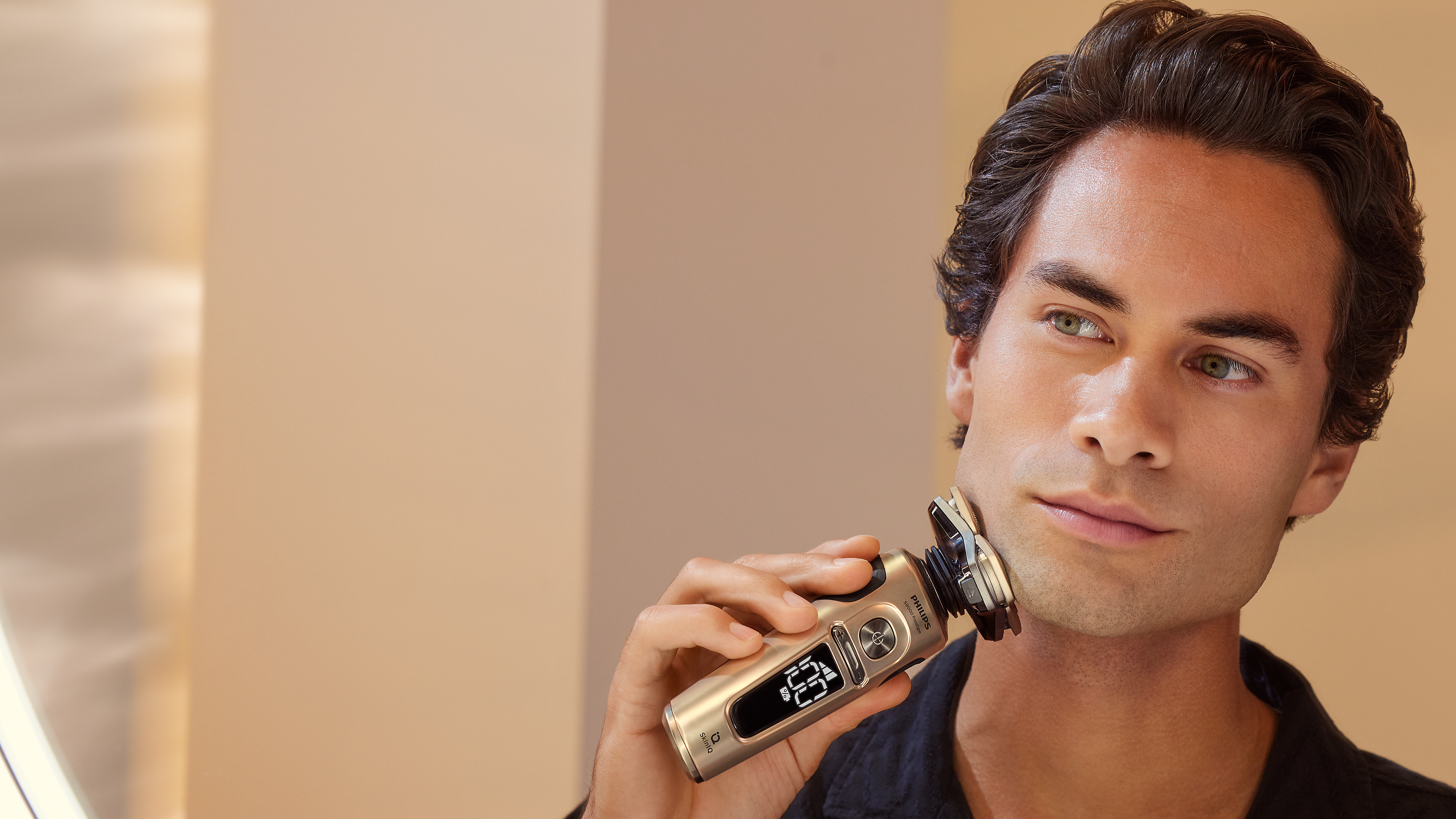 Man shaving