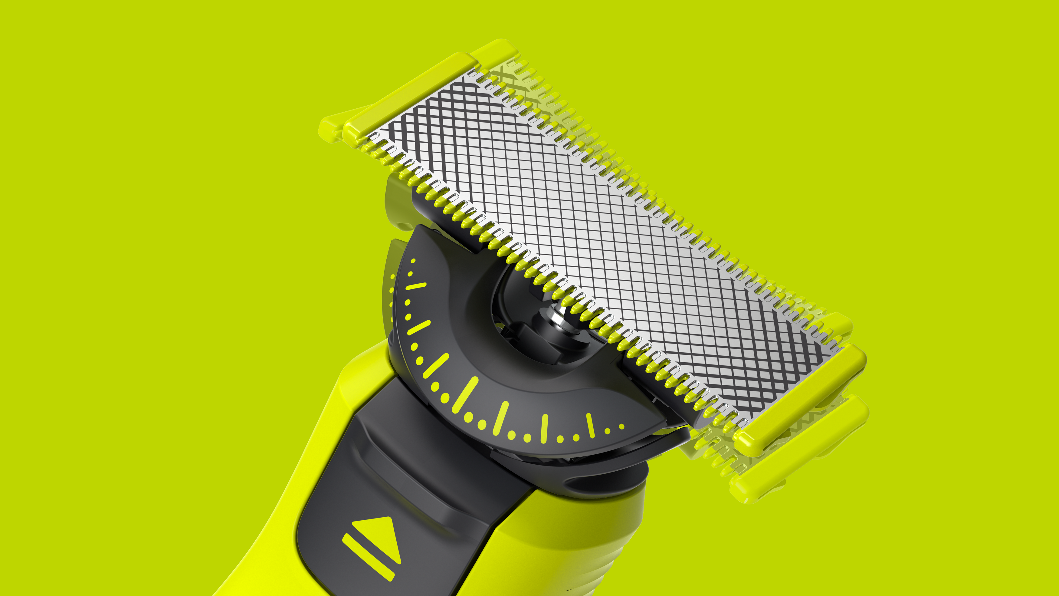With OneBlade360 blade
